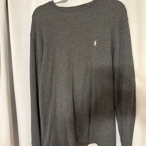 Gray Long Sleeve Shirt by Ralph Lauren